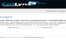 Tablet Screenshot of catlynx.com